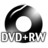 Black DVDplusRW Icon